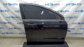 Front right door assembly for Ford Fusion mk5 13-20 black G1, keyless, no emblems, dents, scratches, bumps