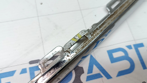 Honda Accord 2017 hybrid rear bumper molding, restyling, chrome, scratches, cracks in fasteners