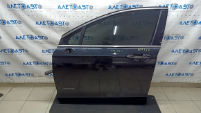 Front left door assembly Ford Fusion mk5 13-20 black G1, keyless, no emblems, bump, paint blistering