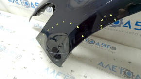 Front left fender Ford Fusion mk5 17-20 plug-in, black G1, dented, dents, bumps