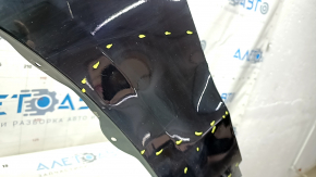 Front left fender Ford Fusion mk5 17-20 plug-in, black G1, dented, dents, bumps