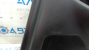 Door trim card rear right Mazda CX-5 17-23 black, armrest leather brown, trim with chrome molding under the tree, BOSE, scratches,
