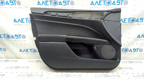Door trim card front left Ford Fusion mk5 17-20 black, armrest leather, scratches,