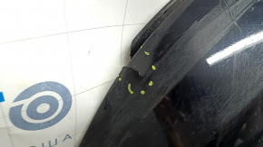 Ford Fusion mk5 13-18 rear bumper lip for 1 pipe, black, worn, cracked, scratched, dented
