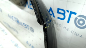 Ford Fusion mk5 13-18 rear bumper lip for 1 pipe, black, worn, cracked, scratched, dented