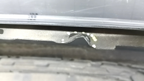Bare rear bumper for a Honda Accord 17 hybrid without parking sensors, black, scratches, dents, broken fasteners