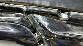 Bare rear bumper for a Honda Accord 17 hybrid without parking sensors, black, scratches, dents, broken fasteners