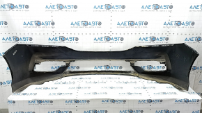 Front bumper, bare, 1996 Honda Accord, hybrid, black, broken fasteners, scratches, fake