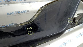 Front bumper, bare, 1996 Honda Accord, hybrid, black, broken fasteners, scratches, fake