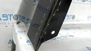 Front bumper, bare, 1996 Honda Accord, hybrid, black, broken fasteners, scratches, fake