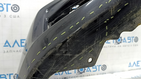 Front bumper, bare, 1996 Honda Accord, hybrid, black, broken fasteners, scratches, fake