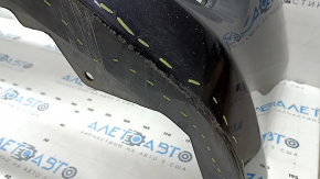 Front bumper, bare, 1996 Honda Accord, hybrid, black, broken fasteners, scratches, fake