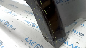 Front bumper, bare, 1996 Honda Accord, hybrid, black, broken fasteners, scratches, fake