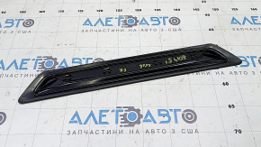 Outer front right door sill trim BMW X1 F48 16-22 black with chrome molding X-line, Sport-line, peeling chrome, scratches, broken fastener
