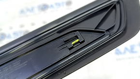 Outer front right door sill trim BMW X1 F48 16-22 black with chrome molding X-line, Sport-line, peeling chrome, scratches, broken fastener