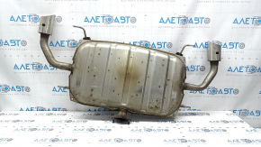 Rear muffler with barrel Mazda 6 18-21 2.5 chrome tips, rusty, dented