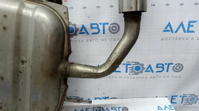 Rear muffler with barrel Mazda 6 18-21 2.5 chrome tips, rusty, dented