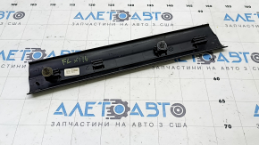Inner front left door sill trim for BMW X1 F48 16-22, black, dry-cleanable