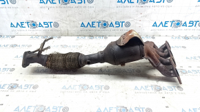 Exhaust manifold with catalytic converter for Ford Focus mk3 11-16 2.0, mesh torn