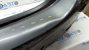 Naked rear bumper Mazda 6 18-21 USA without parking sensors, graphite, broken fasteners, dents, scratches