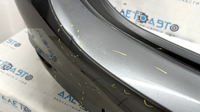 Naked rear bumper Mazda 6 18-21 USA without parking sensors, graphite, broken fasteners, dents, scratches