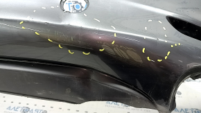 Naked rear bumper Mazda 6 18-21 USA without parking sensors, graphite, broken fasteners, dents, scratches