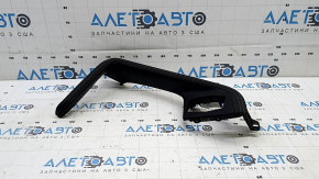 BMW X1 F48 16-22 center console trim panel, black leather, broken fasteners, scratches