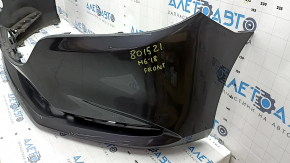 Front bumper, bare, Mazda 6 18-21, without parking sensors, graphite, scratches, dents