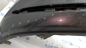 Front bumper, bare, Mazda 6 18-21, without parking sensors, graphite, scratches, dents