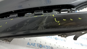 Front bumper, bare, Mazda 6 18-21, without parking sensors, graphite, scratches, dents