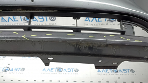 Front bumper, bare, Mazda 6 18-21, without parking sensors, graphite, scratches, dents