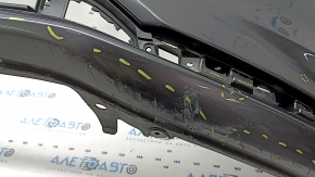 Front bumper, bare, Mazda 6 18-21, without parking sensors, graphite, scratches, dents