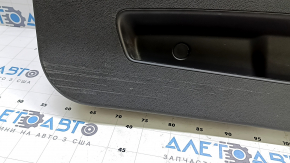 Lower trim panel for the tailgate of a BMW X1 F48 16-22, black, with plugs, scratches, break
