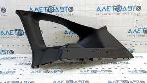 BMW X1 F48 16-22 right rear window trim, black, scratched