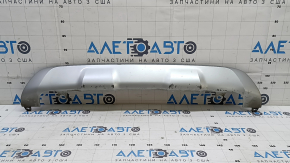 BMW X1 F48 16-22 X-line rear bumper lip trim, gray structure, scratches
