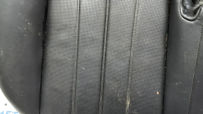 Mazda 6 19-21 rear seat cushion, black leather with perforations, needs cleaning, dents, without plug