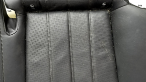 Mazda 6 19-21 rear seat cushion, black leather with perforations, needs cleaning, dents, without plug