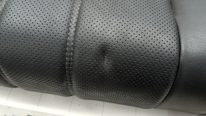 Mazda 6 19-21 rear seat cushion, black leather with perforations, needs cleaning, dents, without plug