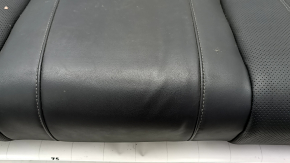 Mazda 6 19-21 rear seat cushion, black leather with perforations, needs cleaning, dents, without plug