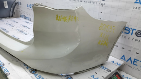 BMW X1 F48 16-22 rear bumper, white, scratches