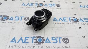 Large BMW X1 F48 16-19 navigation joystick washer, scratches
