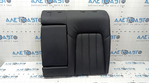 Left rear seat back for Mazda 6 18-21, black leather with perforation, with charging port in the armrest, without headrests