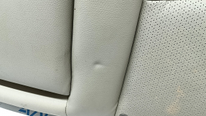 Honda Accord 17 hybrid rear seat back, beige perforated leather, dents, dry clean, gnawed