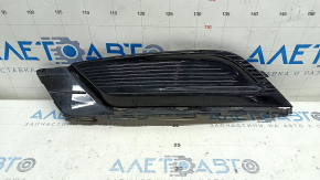 Left front bumper grille for Ford Fusion mk5 17-18 without fog lights, gloss, sand