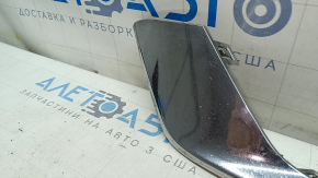 Left front bumper molding for Ford Fusion mk5 17-18 without fog lights, chrome, sand, broken mount