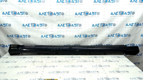 Right side sill for Ford Fusion mk5 13-20 black, broken fastening, dented, scratches