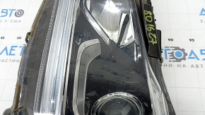 Honda Accord 17 hybrid left front headlight, halogen headlight under DRL, broken mount