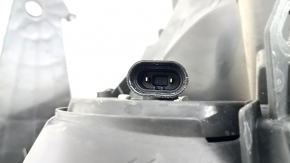 Right front headlight, bare, Honda Accord 2017, hybrid, halogen, under DRL, sand