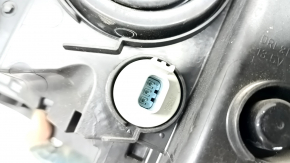 Right front headlight, bare, Honda Accord 2017, hybrid, halogen, under DRL, sand