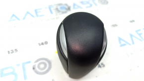 Mazda CX-5 17-25 black leather gear knob with scratches